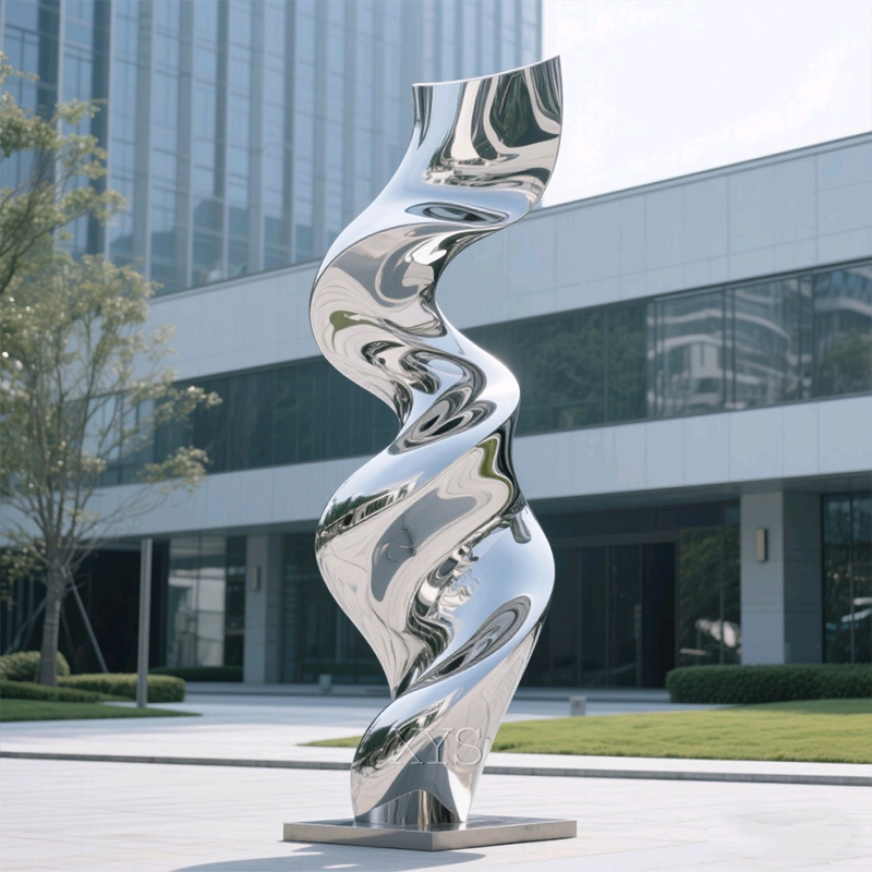 Stijgende dansspiegel cosmetische sculptuur