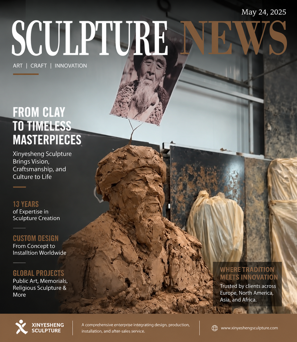 Hoe brengt Xinyesheng Sculpture aangepaste metaalkunst naar de wereldmarkten?